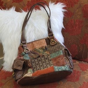 Fossil tapestry bag